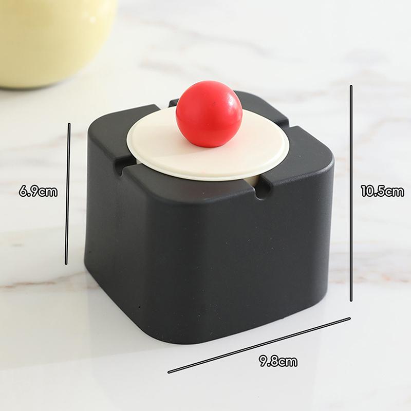 Creative Ashtray Plastic Home Internet Cafe Office Ashtray Enlarged With Lid Anti-Fly Ash Ashtray Ornaments