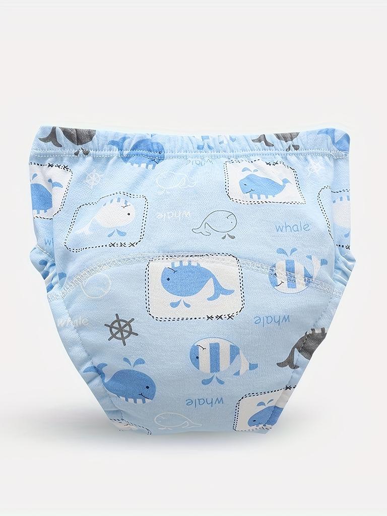 4-Pack Boys and Girls Training Pants, Comfortable Breathing Potty Train Shorts with Animal Patterns, Baby Christmas Gift