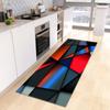 Geometric Kitchen Mat Entrance Door Mat Floor Bedroom Non-slip Mat Corridor Balcony Door Carpet