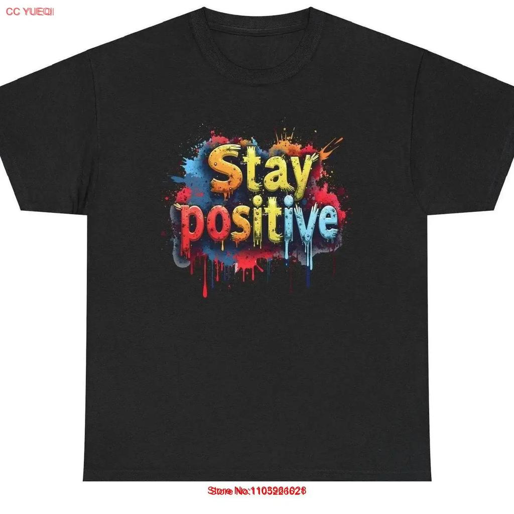 Graffiti Style T Shirt Positive Vibes Motivational Inspirational Top Urban Street Clothing Vintage Soft Unisex Fashion