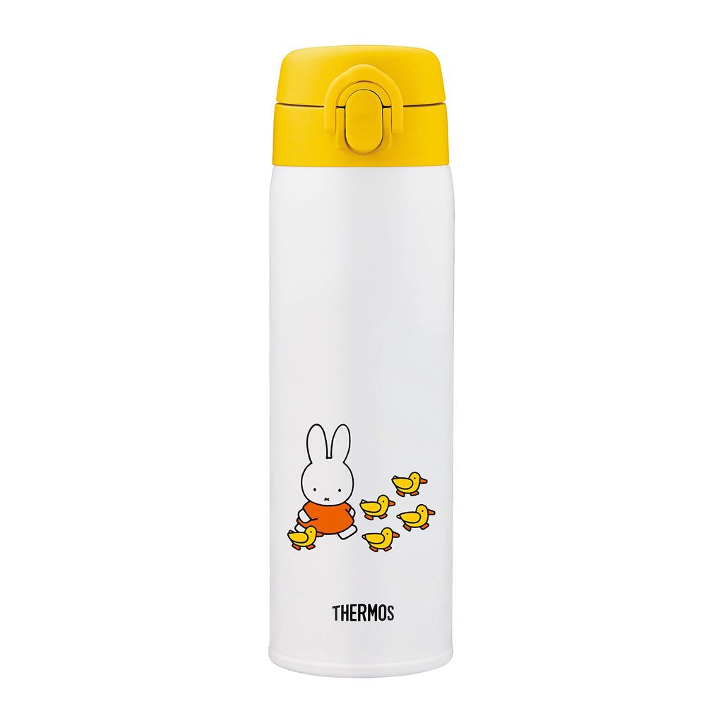 THERMOS Stainless Steel Bottle for Milk Formula Miffy Stainless Steel Thermos Ideal for Making Milk Capacity 500ml 0.5L JNX-502B (MFY)