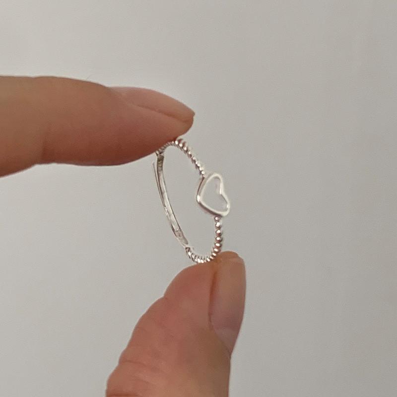 Уникальное геометрическое кольцо с жемчугом любви для женщин Высококачественная медь Регулируемый дизайн Стильные цвета для каждого случая