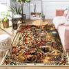1Pc Christmas Night Celebration Rug Office Carpet Indoor Outdoor Doormat Nonslip Soft And Comfortable Living Room Christmas Halloween Gift D91823