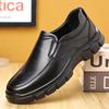 Fashion Men's Leather Shoes Slip On Spring Autumn Moccasins Comfortable Sneakers Male Designer Loafers Fashion Versatile Men Black Shoes