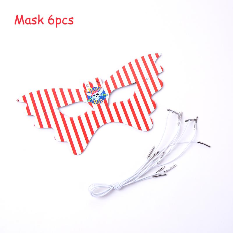 Пиратская тематика Мультяшные украшения Одноразовая посуда Бумажные тарелки Чашки Воздушные шары Детские сувениры День рождения День рождения Baby Shower Supplie