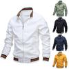 Spring and Autumn Casual Bomber Jacket Men's Sports Jacket Trendy Contrast Color Jacket