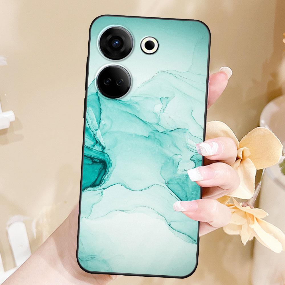 Чехол для Tecno Camon 20 Pro 4G Coque ТПУ Мягкий Силикон Модный Телефон Funda для Tecno Camon 20 Pro 5G Милый Бампер Задняя Крышка
