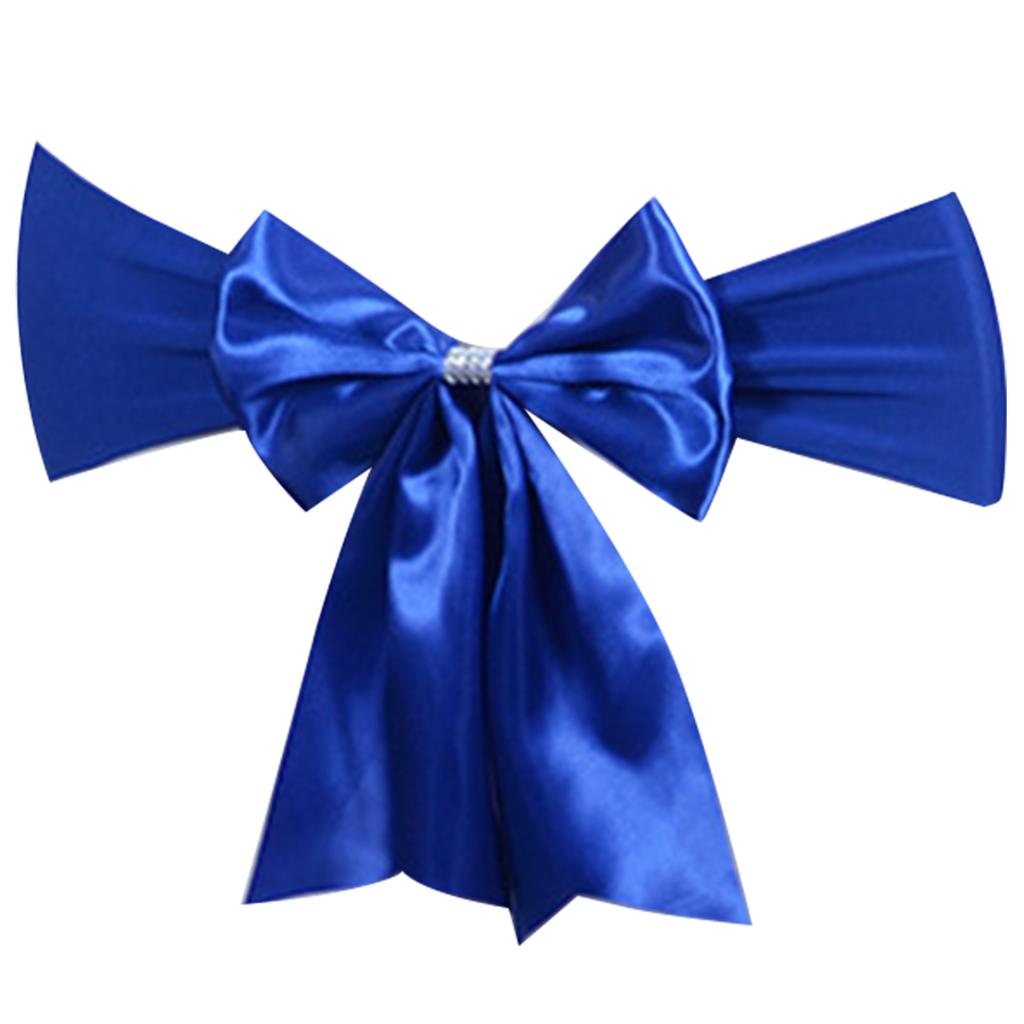 Полиэстеровый бант на стул, эластичная лента для стула, идеально подходит для свадебных украшений и праздничных мероприятий, мягкий и прочный материал