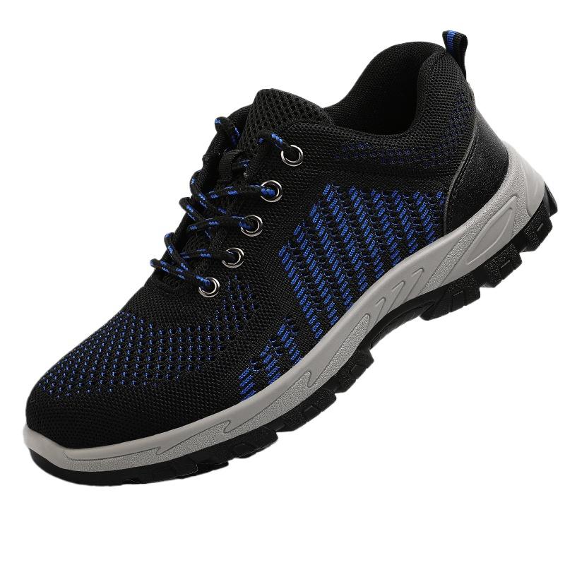 Обувь для страхования труда Мужская защитная обувь Противоударные и противопрокольные удобные защитные рабочие туфли со стальным носком