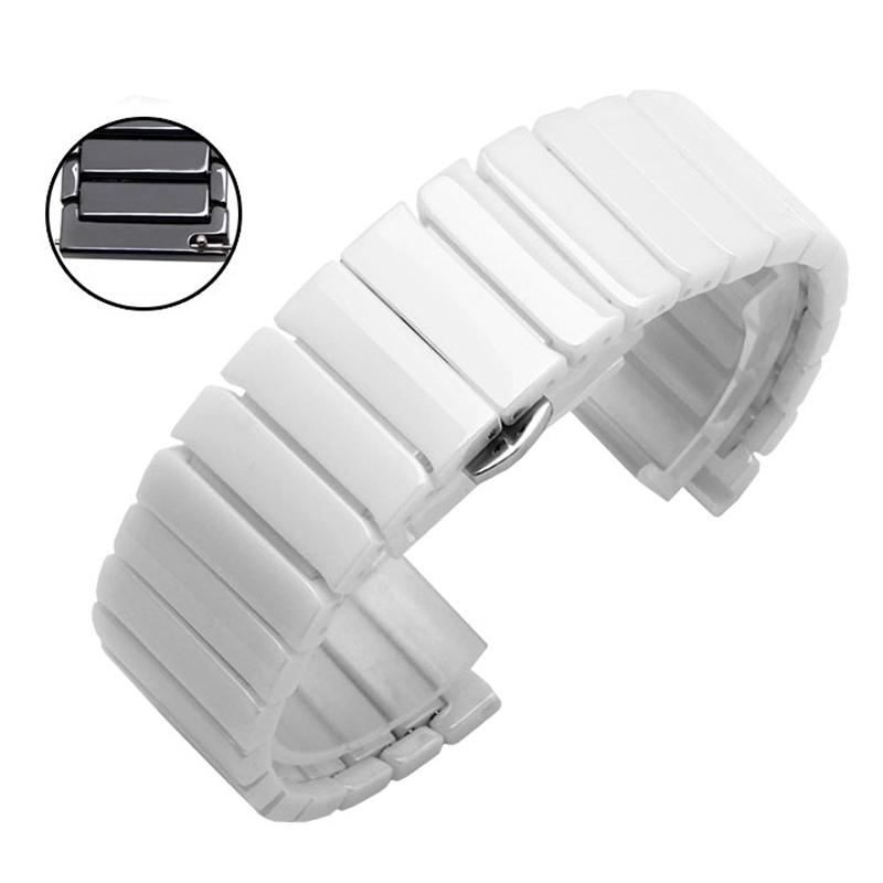 Керамический ремешок для часов 16 мм, браслет, ремешок для часов 20 мм, 22 мм для huawei samsung, быстросъемный ремешок для наручных часов, ремешок для часов 18 мм