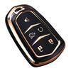 Чехол для ключа Cadillac Escalade Key Fob Cover, чехол для ключа Cadillac ATS CTS CT6 STS SRX XT5 Key Fob Case Premium Soft TPU Full Protection Smart Key Holder