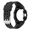 Clear Band + Case Transparent Silicone Strap for Samsung Galaxy Watch 4/5/6 40mm 44mm Watch4 Watch5