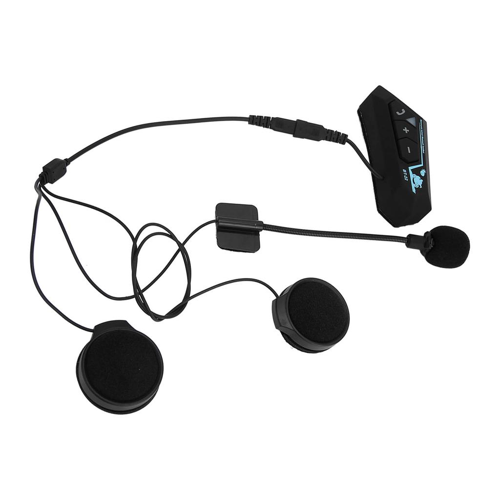  22 Motorcycle Helmet Headset Auto Call Answering Supports Intercom Connection Helmet   Headphones