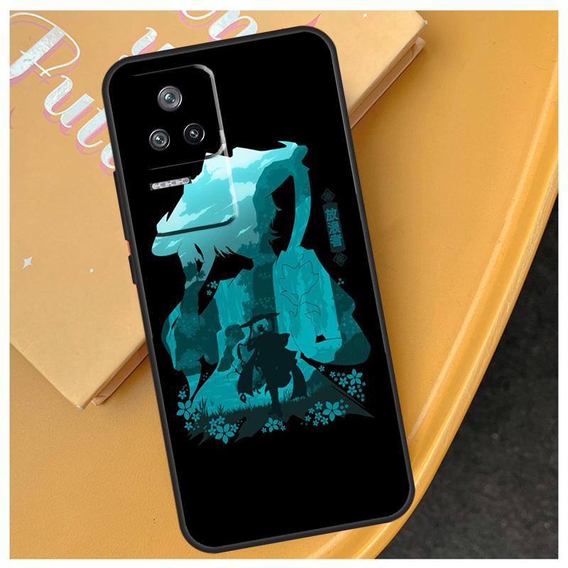 Чехол Genshin Impact Странник Для Xiaomi 14T Pro 13 14 15 Ultra 11T 12T 13T POCO X7 Pro X3 X5 X6 M6 F5 F6 Pro