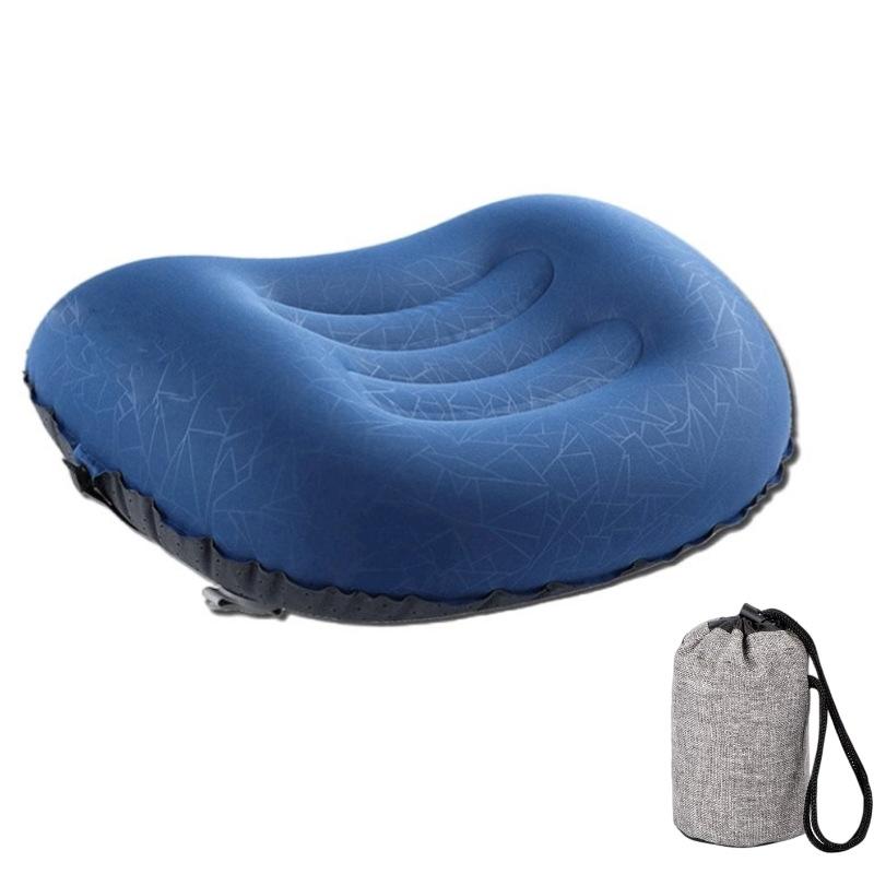 Portable Inflatable Pillow Compressible Folding Air Cushion Outdoor Protective Tourism Sleeping Gear Camping Equipment