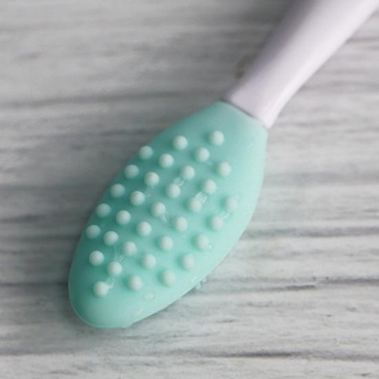 Щетка для носа, двухсторонняя, для удаления черных точек, силиконовая, красивая, носовая, с длинной ручкой, инструменты для очистки черных точек для дома