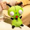 Плюшевая игрушка Invader Zim с молнией Аниме Мягкая набивная кукла Милый мультяшный Коллекционные украшения Детский Рождественский подарок