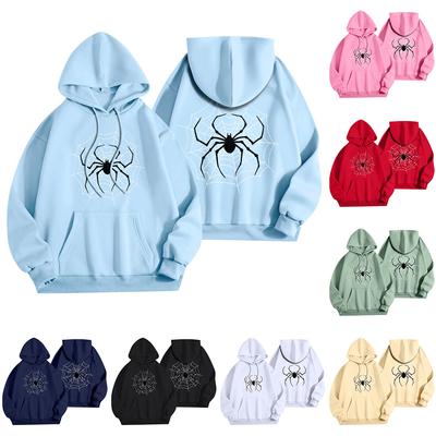 Женская одежда, осенне-зимний Хэллоуин, круглый вырез, длинный рукав, большой свободный плюшевый утолщенный свитер, топ