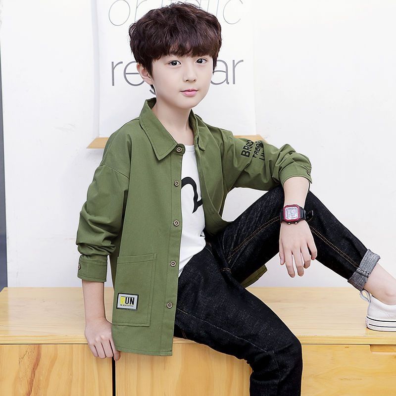 Модная одежда для мальчиков Весна/Осень Детская стильная свободная модная одежда Красивые модные одежды для мальчиков