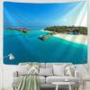 Tropical Beach Tapestry Nordic Style Starry Sky Tapestry Tapestry Bedroom Psychedelic Tapestry