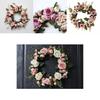 Elegant Peony Rose Flower Wreath For Stylish Wedding And Home Door Decor