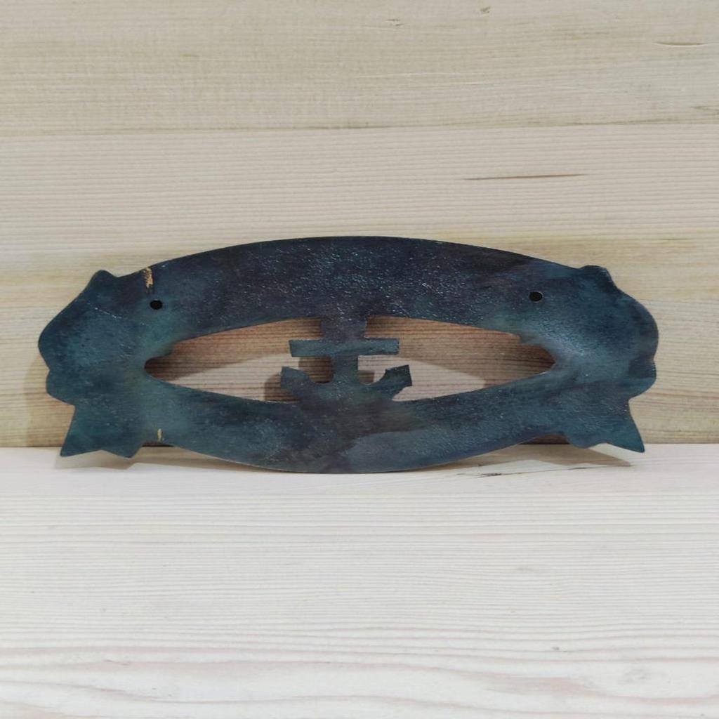 Antique Door Plate Solid Brass, Nautical Charm Captain's Quarters Sign, Plaque Ship Boat Sign Antique Brass Finish Wall Decor,Maritime Decor