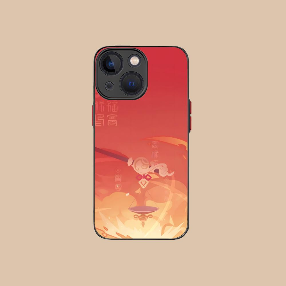 Game GI Yanfei Silicone Mobile Phone Case for iPhone 17 16 15 14 13 12 11 X XR XS Air Pro Max Plus Mini Colorful Cover