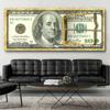Piktori Money Trap Golden Clip Modern Funny Wall Art Canvas Paintings Art Pop Posters and Prints for Living Room Home Decoration Pictures
