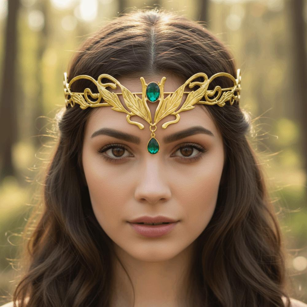 Vintage King Round Elves Crown Elegant Zinc Zinc Alloy Rhinestone Headdress  Formal Events