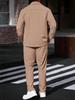 Men's Casual Long-Sleeve Shirt and Pants Set - Spring/Autumn Collection