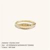 Модное кольцо Кольцо из нержавеющей стали 316L Anillo Ringen Mujer Женские кольца Bague Парная бижутерия Модные подарки Не выцветает