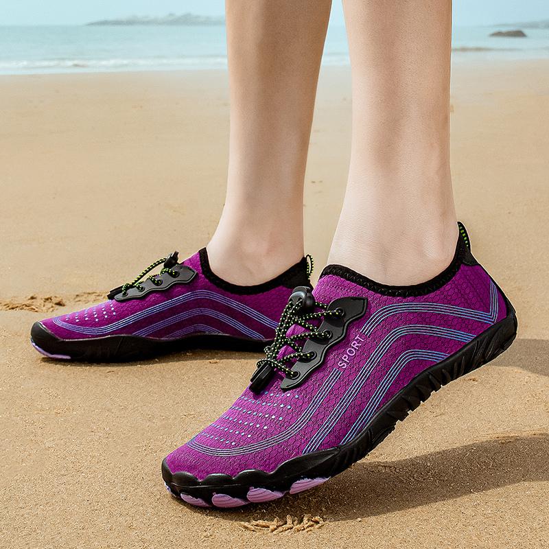 Мужская и женская босиком обувь для плавания в воде, быстросохнущая обувь для плавания в воде, пляжные сандалии вверх по течению, йога, река, море, дайвинг, серфинг, забродные кроссовки