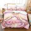 3D Printed Chobits Chi Anime Bedding Set for Boys Girls Duvet Cover Pillowcase Included Twin Queen King Full Single Double Sizes