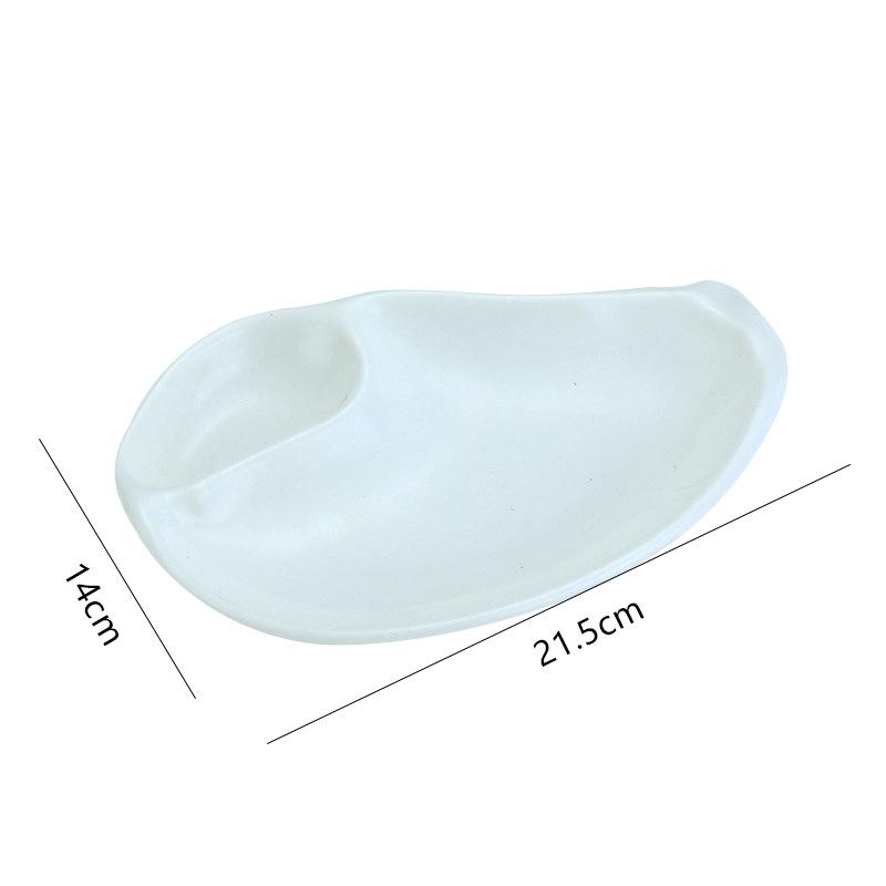 Тарелка из пшеничной соломы Nordic: Универсально подходит для фруктов, овощей, пельменей и салатов. Идеально подходит для использования дома и в гостинице. Прочный и экологичный.