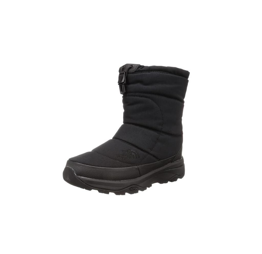 The North Face Nuptse Waterproof Bootie VII Firefly Size Cm NF52272, Unisex, Black/TNF Black, 26.0