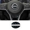 Carbon Fiber Car Steering Wheel Sticker For Tiida Teana Skyline Juke X-Trail Almera Qashqai Auto Interior Accessories
