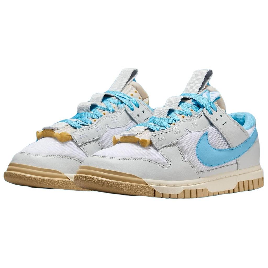 Nike Air Dunk Jumbo Photon Dust Baltic Blue Унисекс Кроссовки Серый Бледно-Слоновая кость Кунжут DV0821-103
