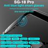 Умные беспроводные аудиоочки SG-18 PRO, Bluetooth 5.4, Очки с защитой от синего света, HIFI-звук и сенсорное управление