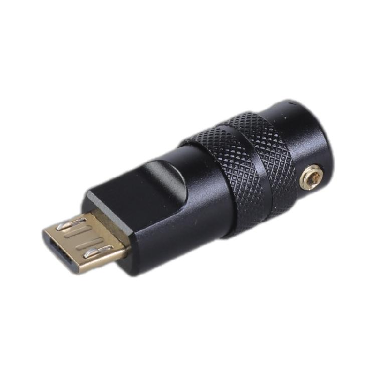 Высокоскоростной USB 5-контактный штекерный разъем для пайки с корпусом из алюминиевого сплава для кабелей диаметром 4,0 мм 6,0 мм