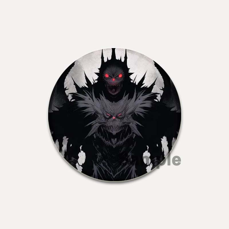 32/44/58 мм Король обезьян/Сунь Укун круглые булавки мультфильм Темный ангел/череп брошь индивидуальный значок ручной работы красивые аксессуары ювелирные изделия подарки