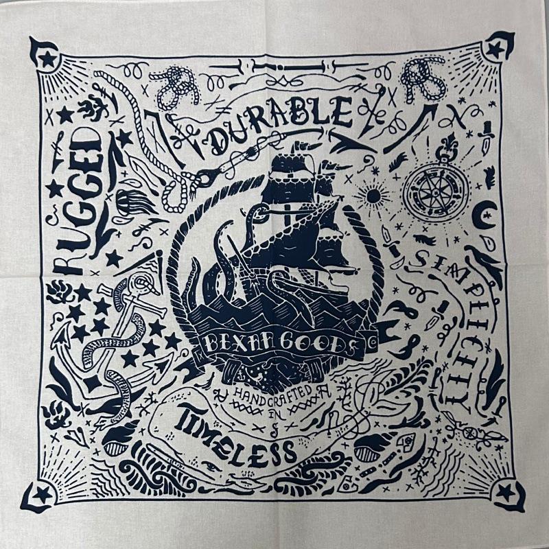 Хаки Чистый Хлопок Американский Ретро Винтажный Квадратный Шарф - Мужской Хип-Хоп Платок/Полотенце Для Лица