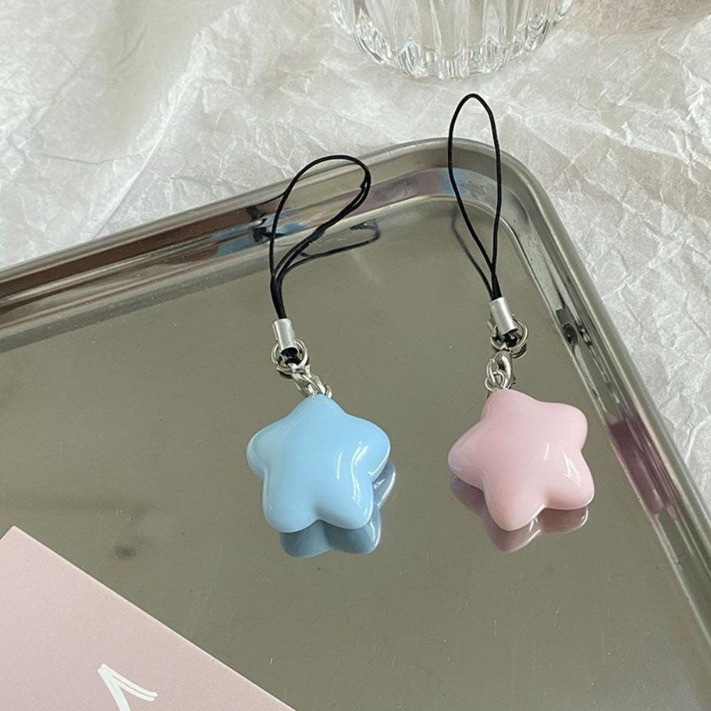 Phone Lanyard Star Phone Strap Pendant Mobile Phone Chain Phone Hanging Rope Couple Gift