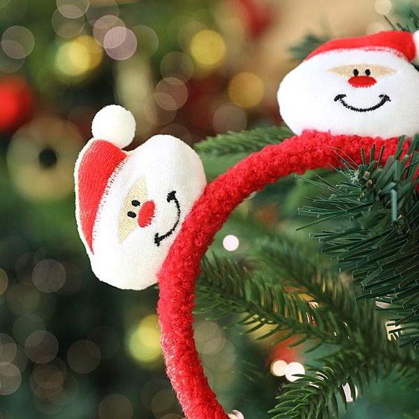 Christmas Party Headband Set, Twin Santa Headband, 12 Pieces