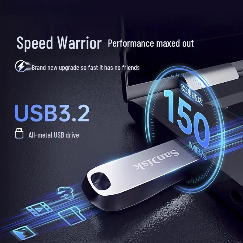 SanDisk Зашифрованный USB 3.1 Флеш-накопитель CZ74