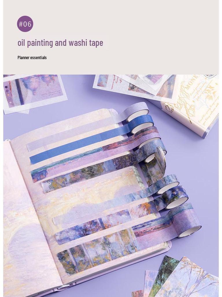 Набор для DIY-планера в стиле Ins высокой ценности: Блокнот для масляной живописи - Идеальный подарок на день рождения студента