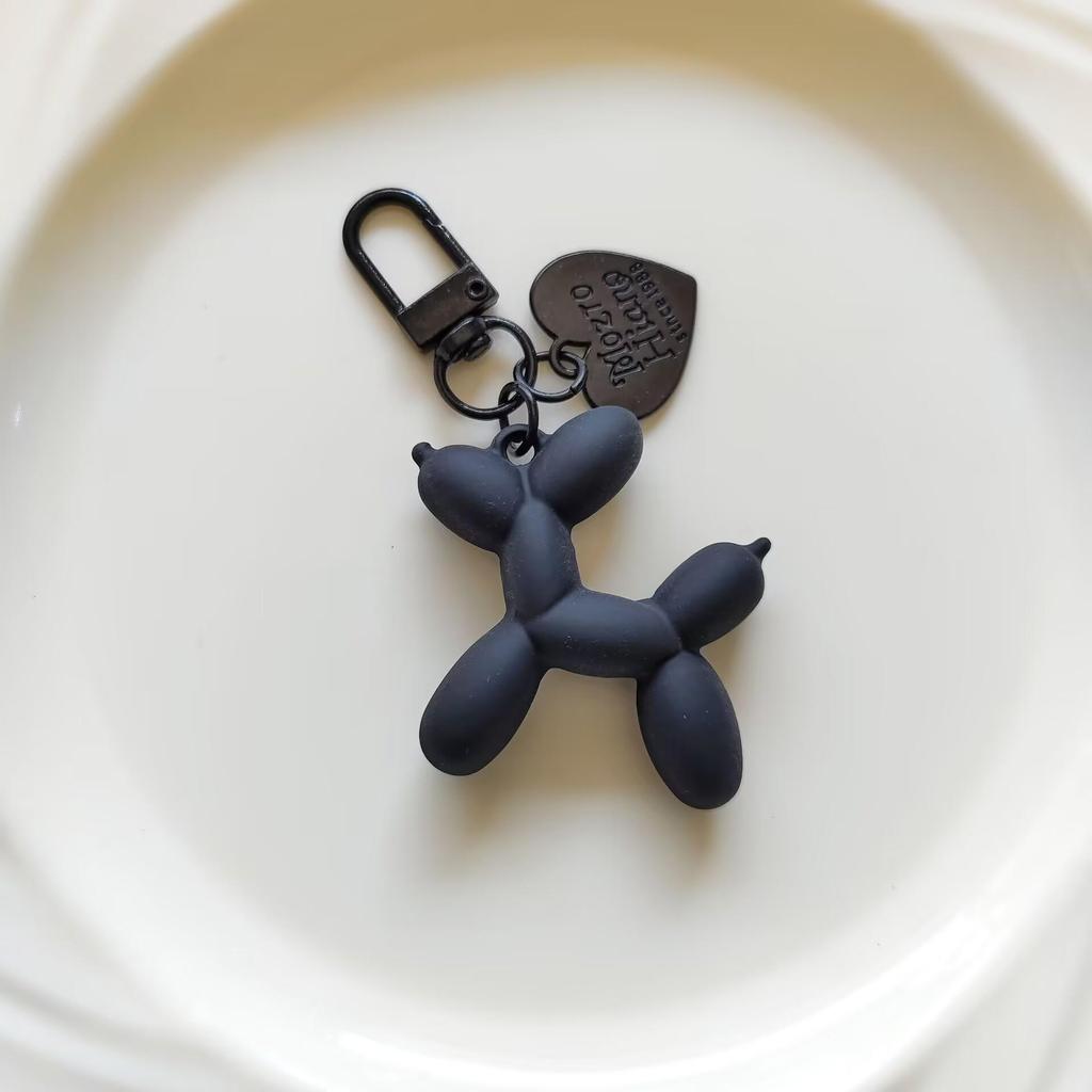 Брелок и подвеска в виде собаки из цветного акрилового воздушного шара для багажа, наушников и чехлов для телефонов