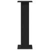 Plant Stand 2 pcs Black Oak Effect 30 x 30 x 95 cm
