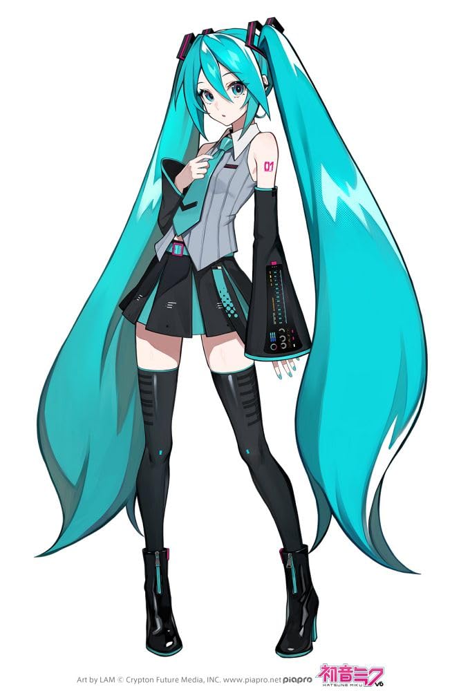 Упаковка стартового набора Hatsune Miku V6 /