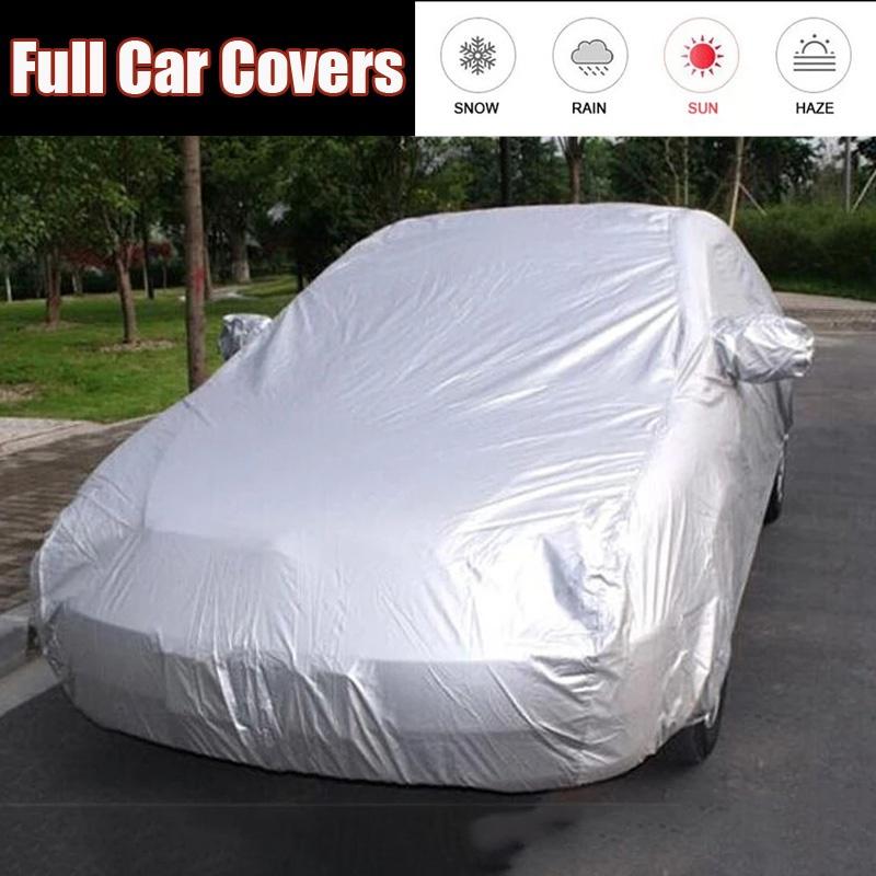 S-XXL Водонепроницаемые пылезащитные автомобильные чехлы Наружная защита Внешние полные автомобильные чехлы Защита от пыли, дождя, снега, внедорожника, седана, внешние аксессуары автомобиля