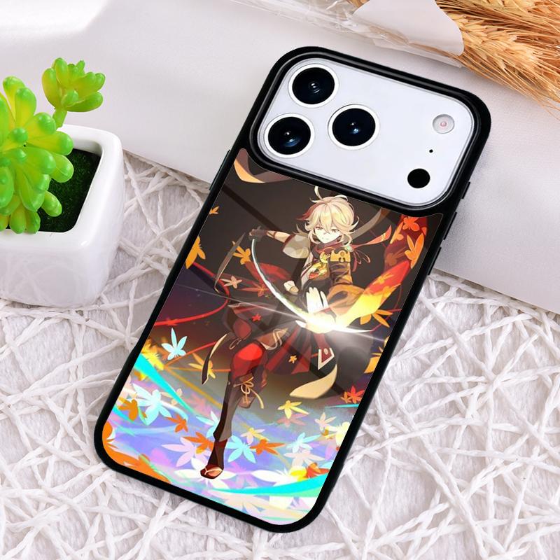 Kaedehara Kazuha Genshin Impact Phone Case for iPhone 17 Air 16 15 11 12 14 13 Pro Max Shockproof Cover